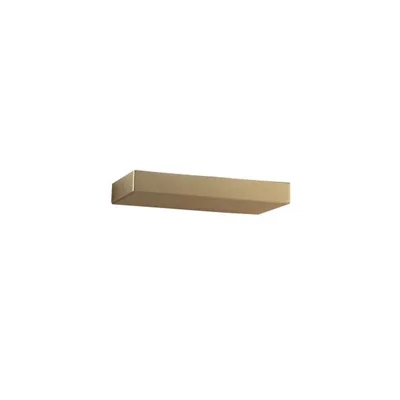Applique moderna oro in metallo e diffusore in acrilico, potenza regolabile, CCT, 24x3.5cm
