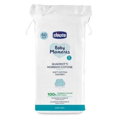 CHICCO QUADROTTI COTONE 60PZ