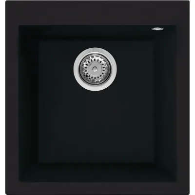 Smeg S Lavello una vasca VZ45N finitura nero da 47x50 cm - Sopratop - IN PROMOZIONE FINO AL 6/07
