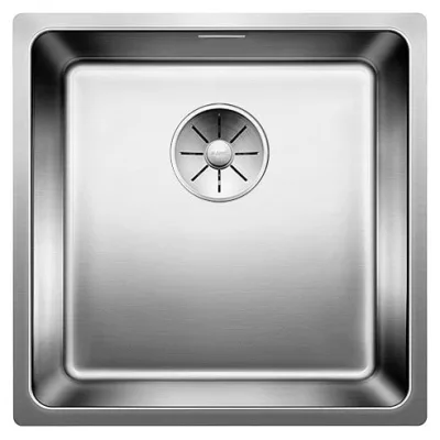 Blanco Lavello una vasca ANDANO 400-U 1518309 in acciaio inox da 44x44 cm - Sottotop