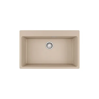 Franke: Lavello una vasca Vasche Sopratop Centro MRG 610-73 FTL 114.0661.708 finitura fragranite avena da 78x50 cm