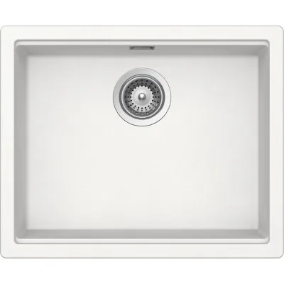 Schock Lavello una vasca LAHTI N100LU LATN100LU01 finitura bianco assoluto da 53.8x43.8 cm