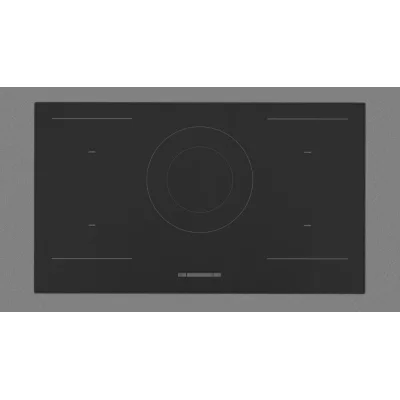 Fulgor Piano cottura a induzione FSH 905 ID WT BK in vetroceramica nero lucido da 90 cm
