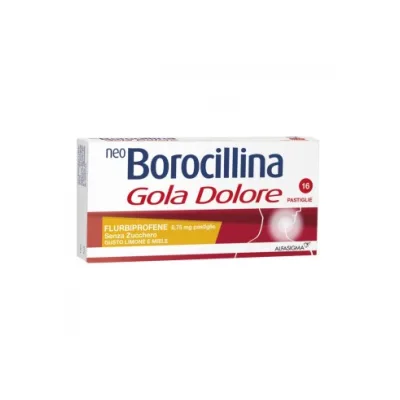 NEOBOROCILLINA GOLA DOLORE 16 PASTIGLIE LIMONE&MIELE SENZA ZUCCHERO