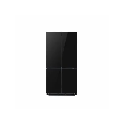 GRF Frigorifero side by side cross door ASLC916093BG1 finitura vetro nero da 91 cm