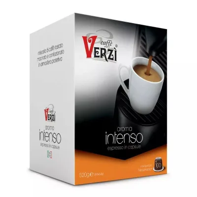 100 Capsule Gusto Intenso Caffè Verzì compatibili Nespresso