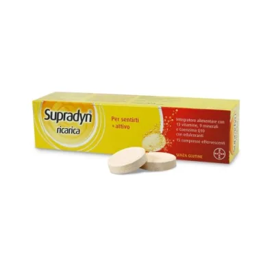 SUPRADYN RICARICA 15 COMPRESSE EFFERVESCENTI