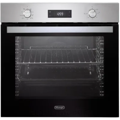 De Longhi Forno elettrico multifunzione da incasso DM 9 XLDG PPP finitura inox e vetro nero da 60 cm