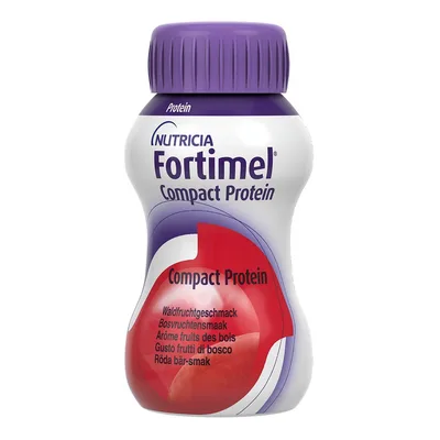 Nutricia Fortimel Compact Protein Integratore Alimentare Gusto Frutti Di Bosco 4X125Ml