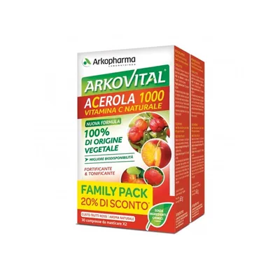Arkovital Acerola 1000 Pack Family 60 Compresse