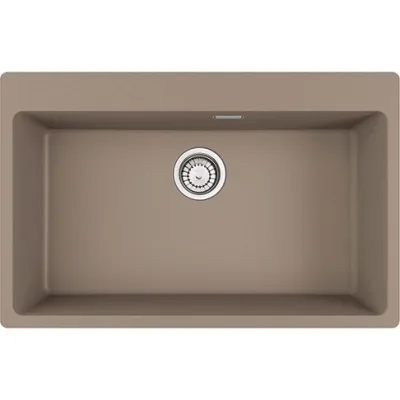 Franke Lavello una vasca Vasche Sopratop Centro MRG 610-73 FTL 114.0661.709 finitura fragranite oyster da 78x50 cm