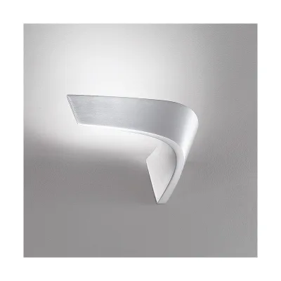 Minitallux Lampada da parete a LED Boomerang AP e LED finitura bianco by Icone Luce