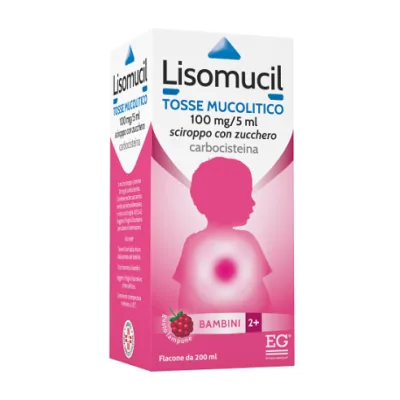 LISOMUCIL TOSSE MUCOLITICO BAMBINI SCIROPPO SENZA ZUCCHERO 2%