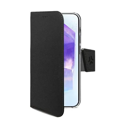 CELLY WALLY CASE GALAXY A56 5G/EE BLACK WALLY1119