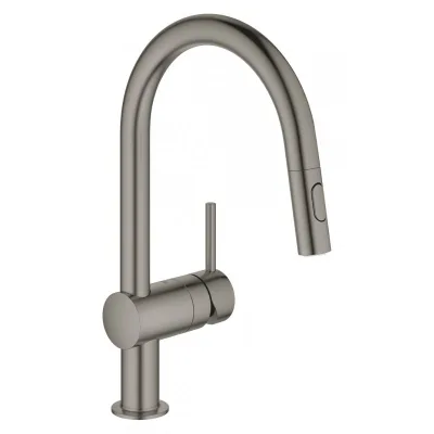 Grohe Miscelatore monocomando Minta 32321AL2 finitura grafite spazzolato