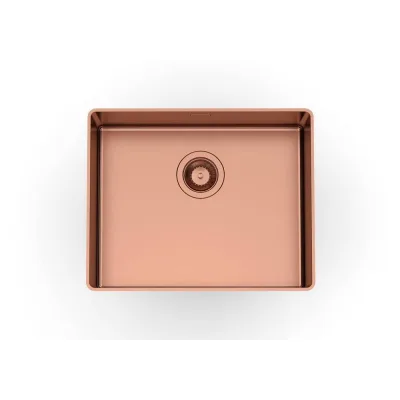 Foster Lavello una vasca 4350 058 finitura acciaio PVD copper da 51.6x41.6 cm