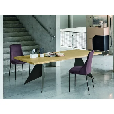 Sedit Tavolo fisso Vela con struttura in metallo e piano a scelta - IN PROMOZIONE FINO AL 6/07