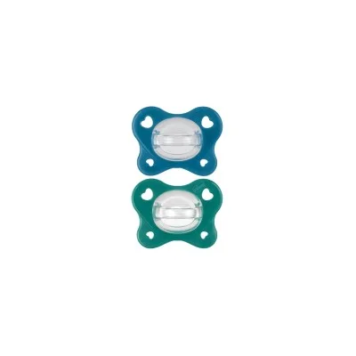 CHICCO DUAL SOFT SUCCHIETTO AZZURRO 16-36 2PZ
