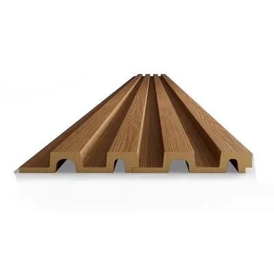 Pannello doga centrale 3D decorativo in duropolimero rovere caldo 120x21x2800 mm (minimo 5pz)