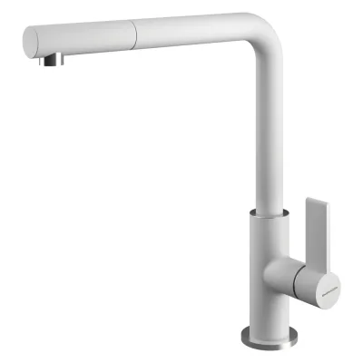 Barazza Miscelatore monocomando con doccia estraibile SOUL DOCCIA 1RUBSODB finitura bianco - IN PROMOZIONE FINO AL 6/07
