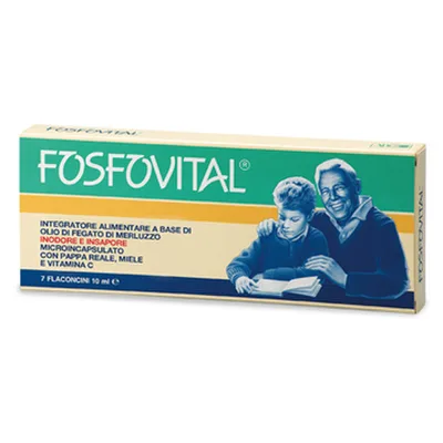Fosfovital Olio di Fegato di Merluzzo 7 Flaconcini