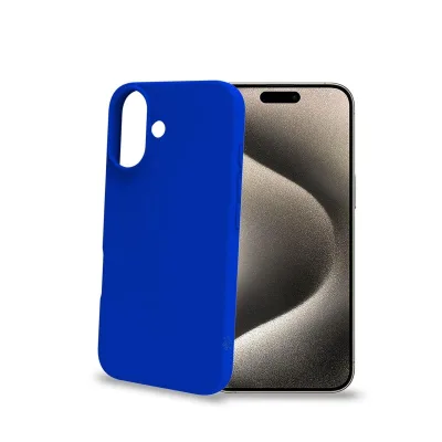 CELLY CROMO COVER IPHONE 16 BLUE CROMO1078BL