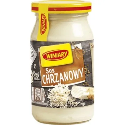 Winiary Sos Chrzanowy 250 ml – Salsa Cremosa al Rafano, Gusto Deciso