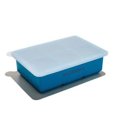 MUITOMAS MUITOMAS ICECUBE TRAY SILICONE BLUE ICECUBESILBL