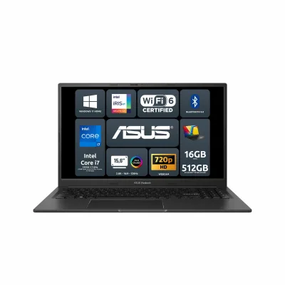 ASUS NOTEBOOK VIVOBOOK 15X OLED K3504VA-MA539W Intel Core i7-1355U 16GB Intel Iris Xe Graphics SSD 512GB 15.6'' 2.8K Win11 Tastiera retroilluminata