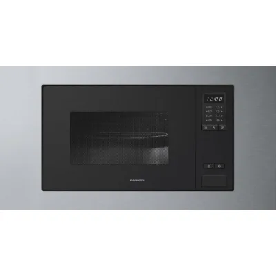 Barazza Microonde da incasso 1MOXI finitura acciaio inox satinato / vetro nero da 75 cm - PROMOZIONE ATTIVA FINO AL 19/10