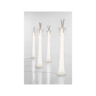 Bonaldo Appendiabiti Tree Light con struttura in polietilene da h. 175 cm - Con sorgente luminosa a fluorescenza
