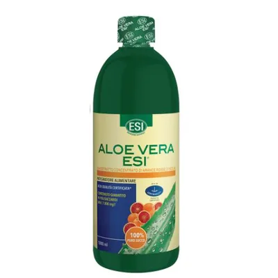 Esi Aloe Vera Puro Succo Arancia Rossa Integratore Depurativo 1000 ml