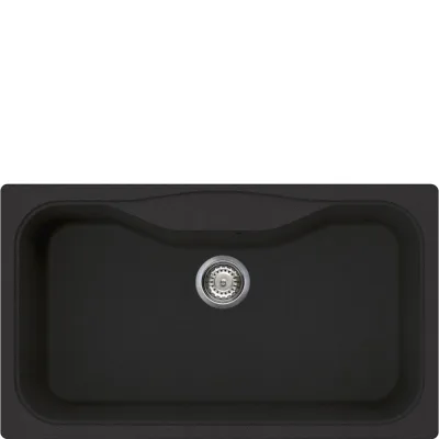 Smeg Lavello una vasca LSEG860A2 finitura antracite da 86 cm