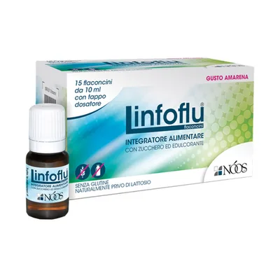 Noos Linfoflu Integratore Difese Immuninatarie 15 Flaconcini