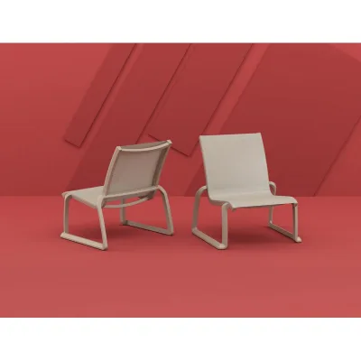 Siesta Sedia Pacific Lounge Chair art. 231 con struttura in polimero e scocca in polimero