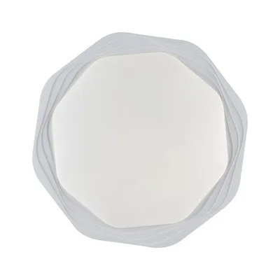 Plafoniera in acrilico bianco, con retroilluminazione, 1 LED 24W, CCT, 42x42cm