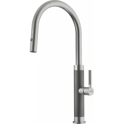 Franke: Miscelatore monocomando Mythos Masterpiece Doccia 115.0711.554 finitura inox satinato
