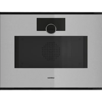 Gaggenau Forno combinato a vapore con cerniera a destra da incasso GS250130 finitura Gaggenau Sterling da 60 cm - RICHIEDERE PREVENTIVO