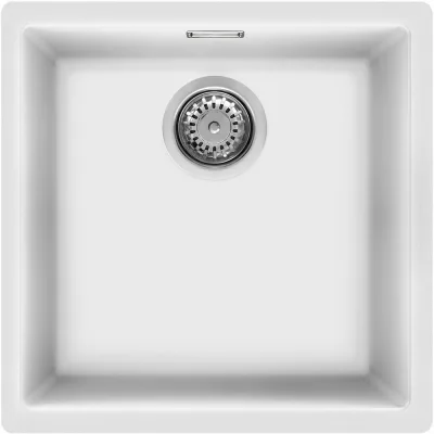 Smeg S Lavello una vasca VZP45B finitura bianco da 45.6x45.6 cm - Sopratop/Sottotop - PROMOZIONE ATTIVA FINO AL 19/10