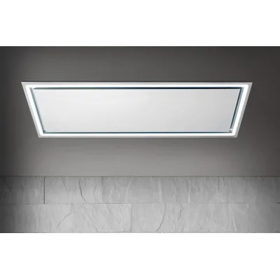 Airone Cappa a soffitto Carmen finitura bianco opaco da 120 cm - Senza motore