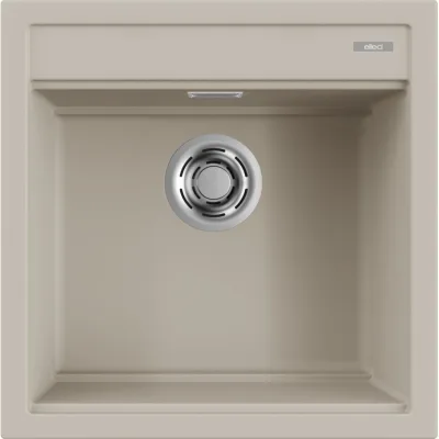 Elleci Lavello una vasca BEST 104 LKB10495 finitura composito K95 champagne da 51x51 cm