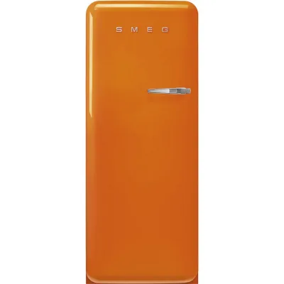 Smeg Frigorifero monoporta con cerniere a sinistra a libera installazione FAB28LOR6 finitura arancione da 60 cm