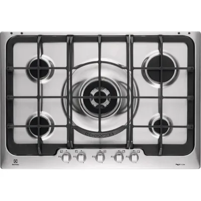Electrolux | Piano cottura a gas Soft PX750UOV finitura inox da 75 cm