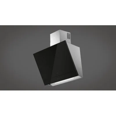 Fulgor Cappa a parete FCLHD 900 TC BK finitura vetro nero da 90 cm