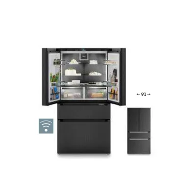 PRONTA CONSEGNA - Liebherr Frigorifero side by side FrenchDoor a libera installazione MBbsdi 9556 finitura BlackSteel da 91 cm - IN PROMOZIONE FINO AL 5/09