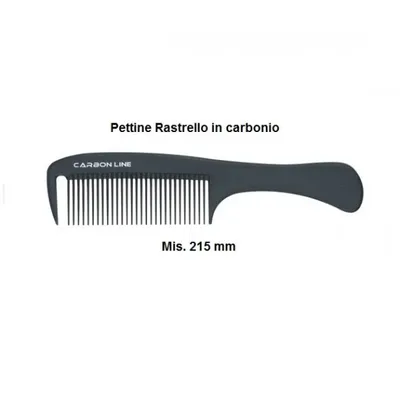 Pettine capelli rastrello in carbonio antistatico