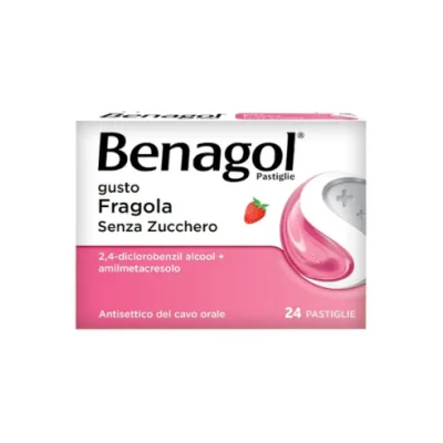 BENAGOL 24 PASTIGLIE FRAGOLA SENZA ZUCCHERO