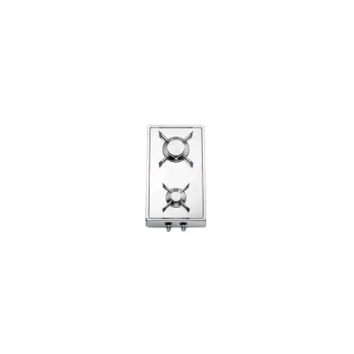 Alpes Piano cottura ribaltabile a gas R 30/2GR in acciaio inox da 29.5 cm