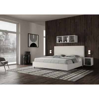 Ityhome Letto king size Focus in similpelle da 180 cm