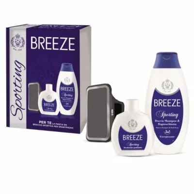 Breeze Sporting Deodorante 100Ml + Docciashampoo 400Ml + Fascia Sport